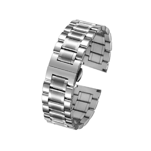 罗西尼手表带7485/5577/8633实心男钢带5523精钢表带蝴蝶扣18|20m