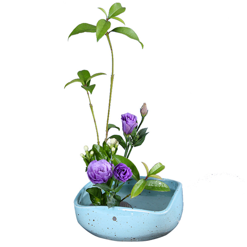 手工花盆古流轩陶瓷禅意特价花器