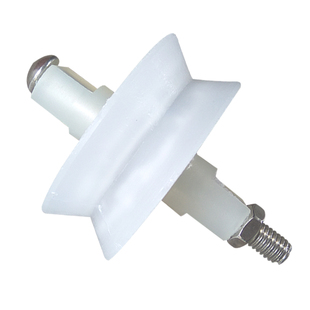 不锈钢防盗门轨道V形轮角铁滑轮轴承角轮推拉门伸缩移门导轨轮子