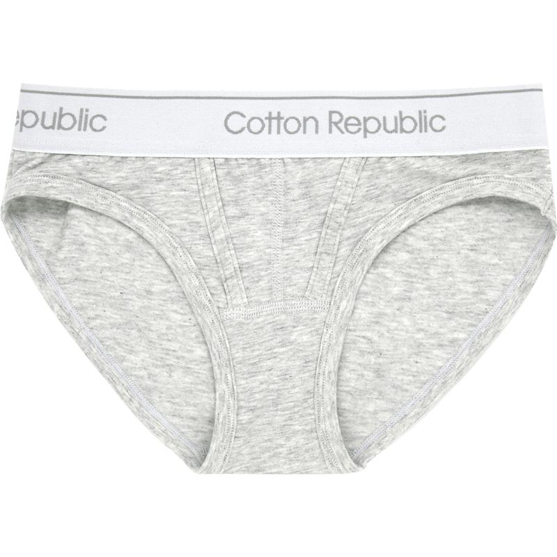 Cotton Republic/棉花共和国女士三角内裤棉质宽橡筋性感低腰