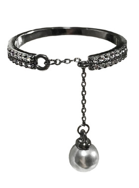 联合格韩国合金情侣日戒指锁链