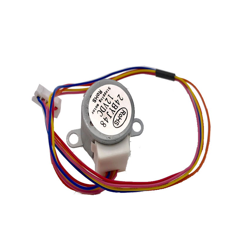 微型直流监控空调小马达低速大扭力步进电机四相五线24BYJ48 12V