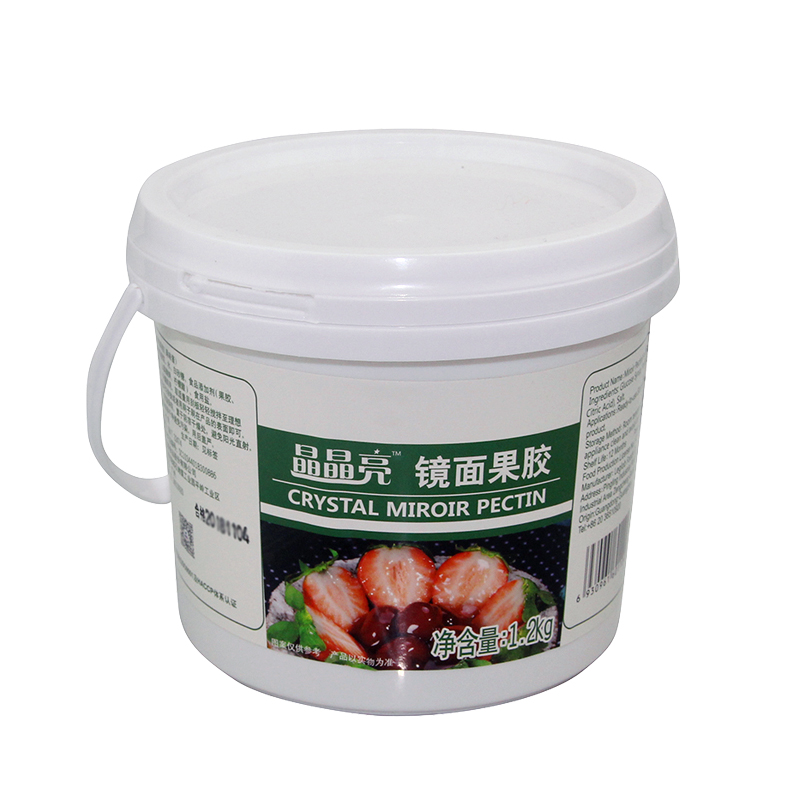 立高晶晶亮镜面果胶1.2kg 水晶透明果膏慕斯蛋糕淋面增亮装饰果胶