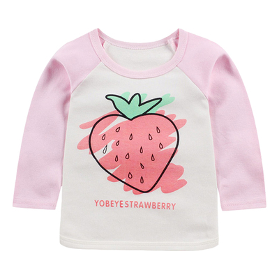 儿童长袖t恤纯棉卡通圆领打底衫