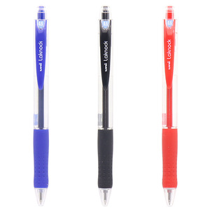 日本uni三菱Laknock|SN-100|0.5mm/0.7mm按动圆珠笔/原子笔中油笔