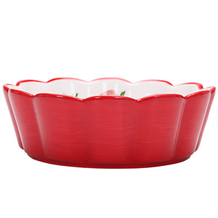 不单典雅网红草莓碗早餐碗陶瓷个性水果酸奶沙拉碗麦片碗可爱餐具