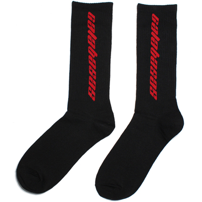 calabasas运动中筒袜男socks配椰子yeezy纯棉袜子kanye长袜socks