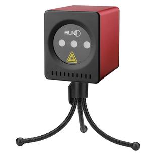 便携充电激光灯ktv闪光灯家用蹦迪七彩灯户外露营广场镭射极光灯声控舞台灯光室内健身房旋转爆闪投影投射灯