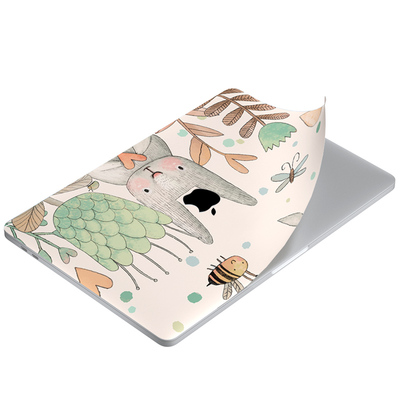 适用苹果笔记本贴纸可爱贴膜