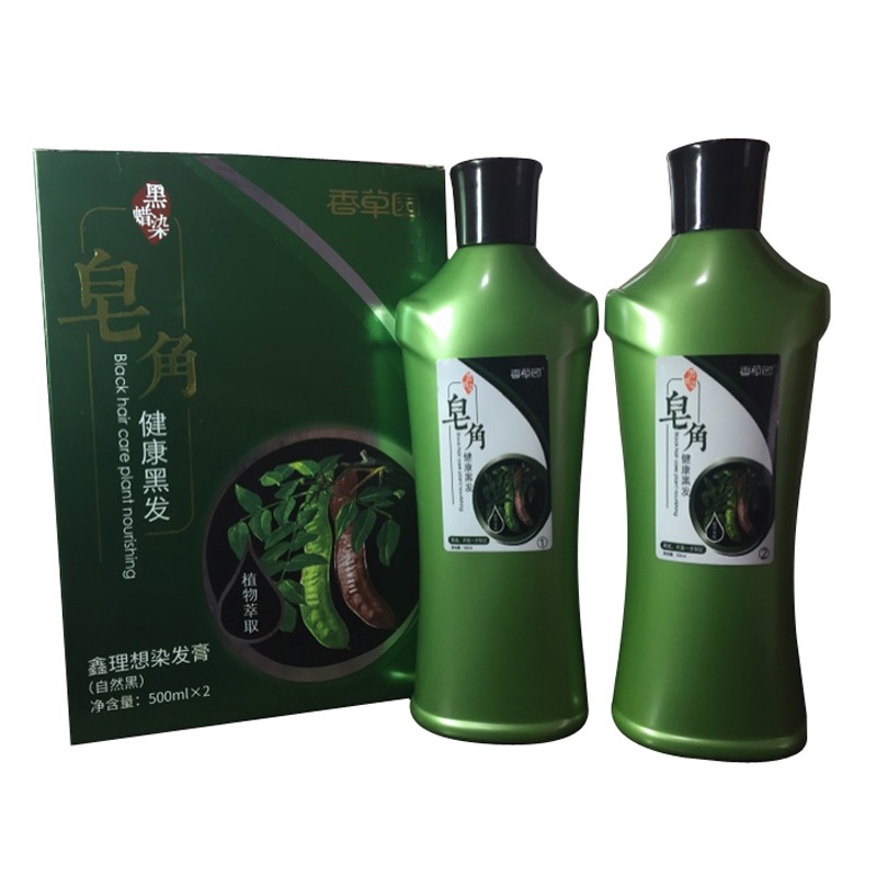 自然黑遮白发孕妇可用焗油膏
