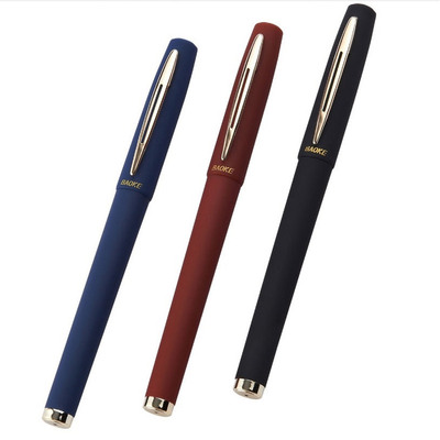 宝克黑色0.5mm签字笔商务中性笔