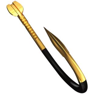 正品鱼钩散装伊势尼伊豆歪嘴倒刺新关东无倒刺袖钩血槽尖大物钩子