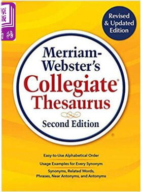 Merriam-Websters Collegiate Thesaurus 英文原版 麦林韦氏大学词源【中商原版】