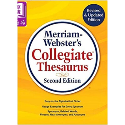 Merriam-Websters Collegiate Thesaurus 英文原版 麦林韦氏大学词源【中商原版】