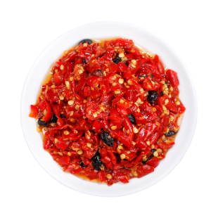 嗳也湖南特色豆豉辣椒酱茶油风味剁椒鱼头专用调料1kg大瓶蒸炒菜