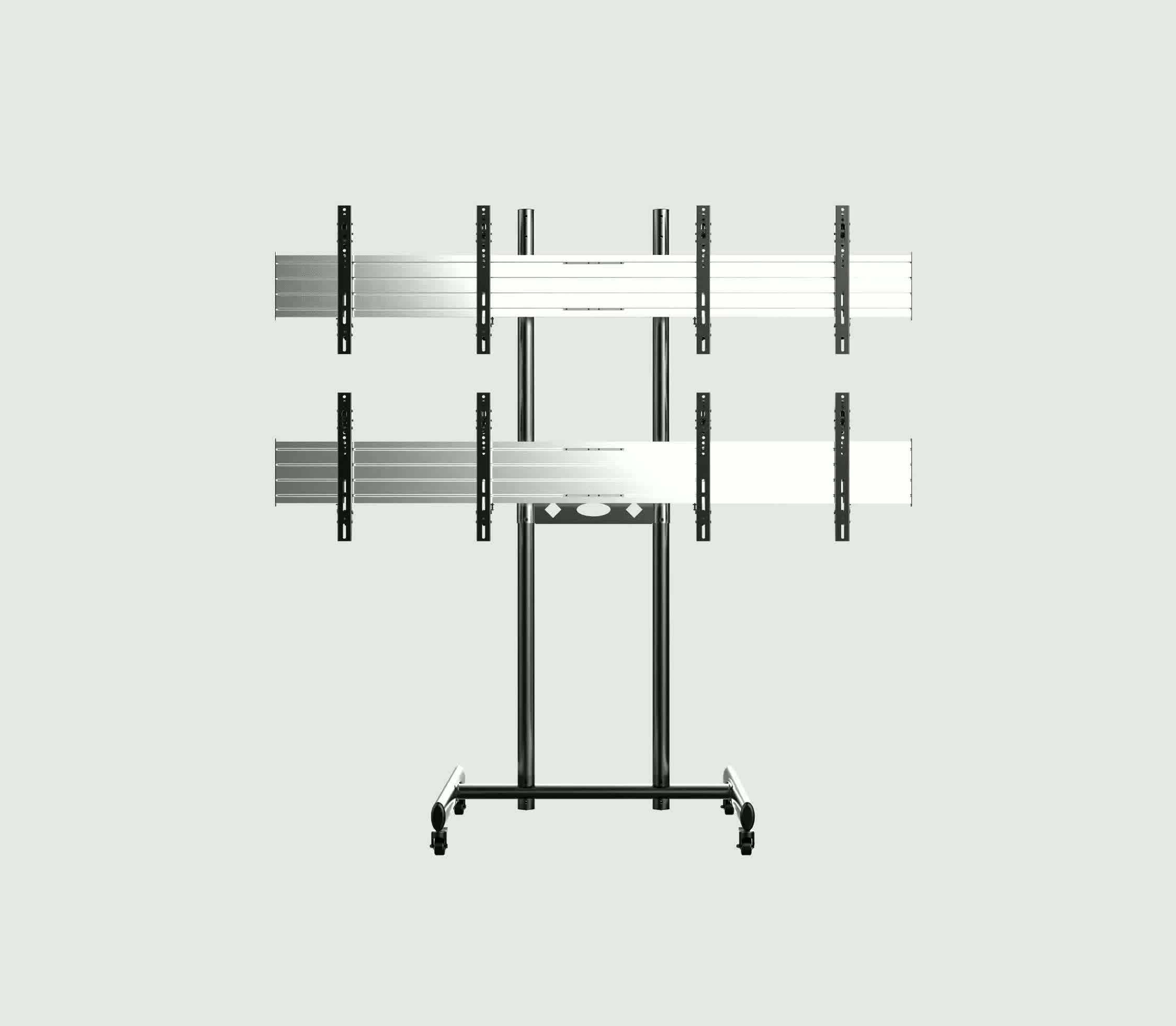 Multiscreen 2x2 Video Tv Wall Ceiling Mount With Microadjustable
