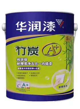竹炭纯环保净醛五合一硅藻乳胶漆