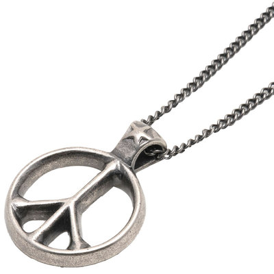 欧美潮牌反战世界和平情侣吊坠