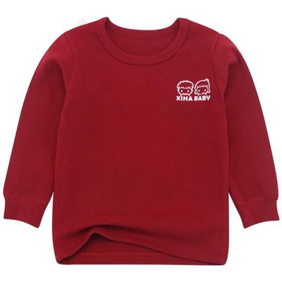 长袖低领宝宝白色打底衫内穿秋衣