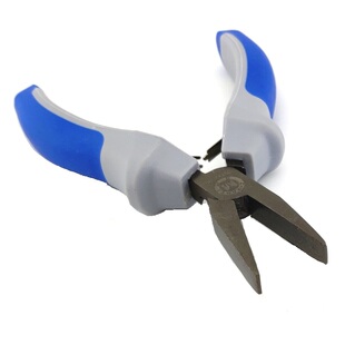 铅坠压钳铅皮专用平头拉线平口钓鱼绑钩钳扁嘴无牙钢丝钳尖嘴弯头