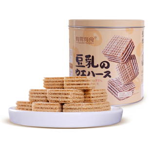 【抖音推荐】豆乳夹心威化饼干288g