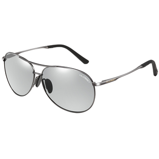 变色偏光太阳镜2024新款墨镜男潮偏光蛤蟆镜驾驶司机开车钓鱼眼镜