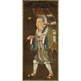 名画复制品玄奘三藏像佛像唐卡菩萨罗汉国画艺术微喷古代装饰画