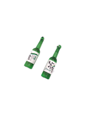 925银仿真啤酒蛋糕短发耳夹现货