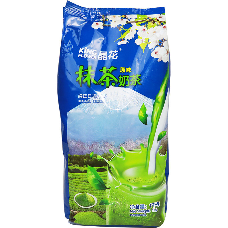 晶花原味麦香巧克力抹茶奶茶