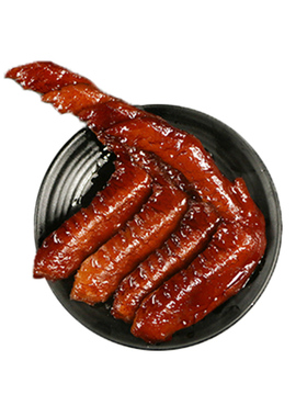 仿真菜周黑鸭熟食鸭架模型定制