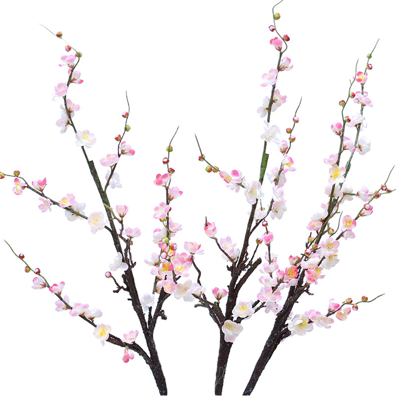 梅花假花高档仿真腊梅古典摆件