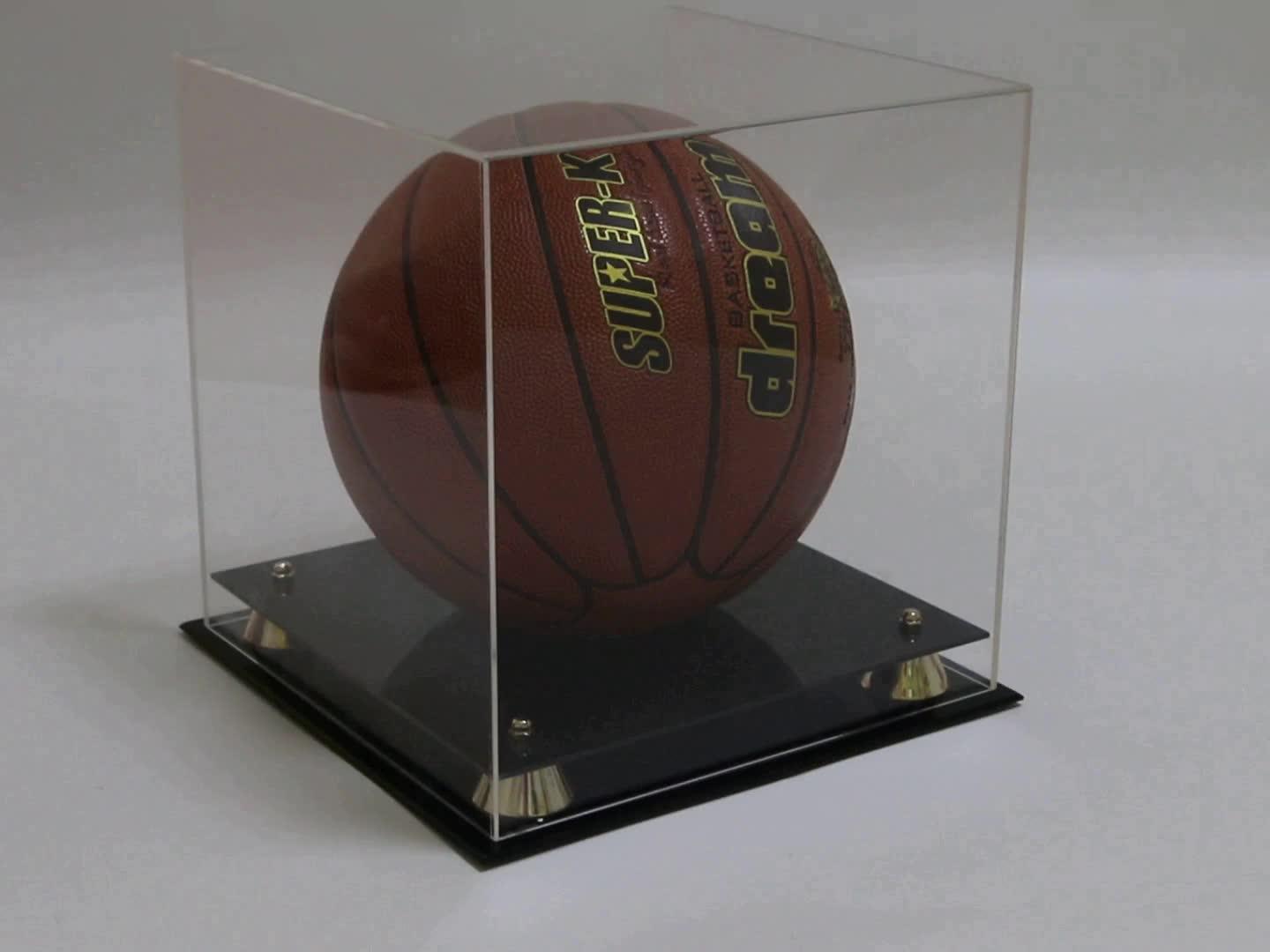 Clear Acrylic Perspex Sports Display Case Basketball Football Display