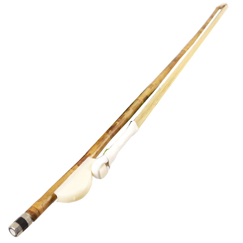 拉弦乐器中胡配件专业手工制作演奏用白色马鬃琴弓子厂家促销梵巢