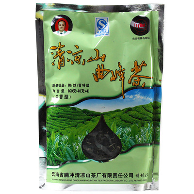 160克清凉山绿茶炒青特级40GX4袋