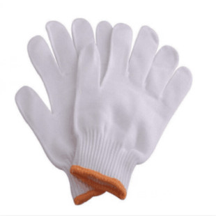 劳保手套棉线工作加厚白色棉纱线手套耐磨劳动线厂家手套批發包邮