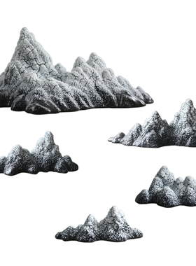 新中式风禅意书柜茶室软装饰假山