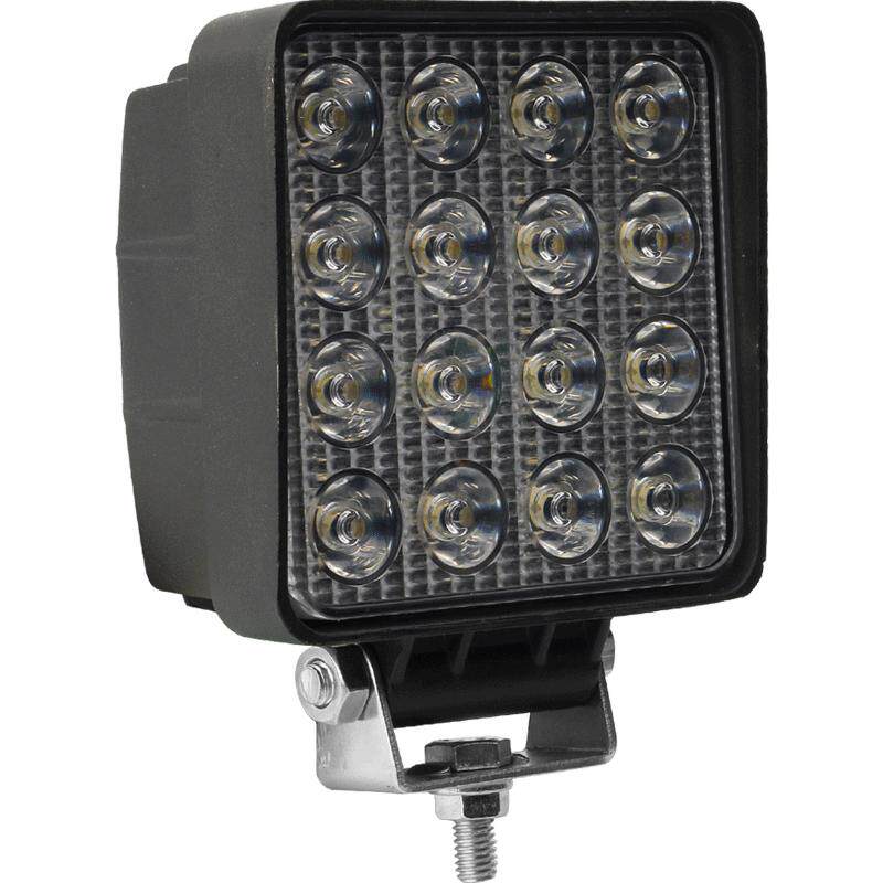 12V24V挖机大臂灯工程车LED照明大灯散光高亮钩机铲车装载机叉车
