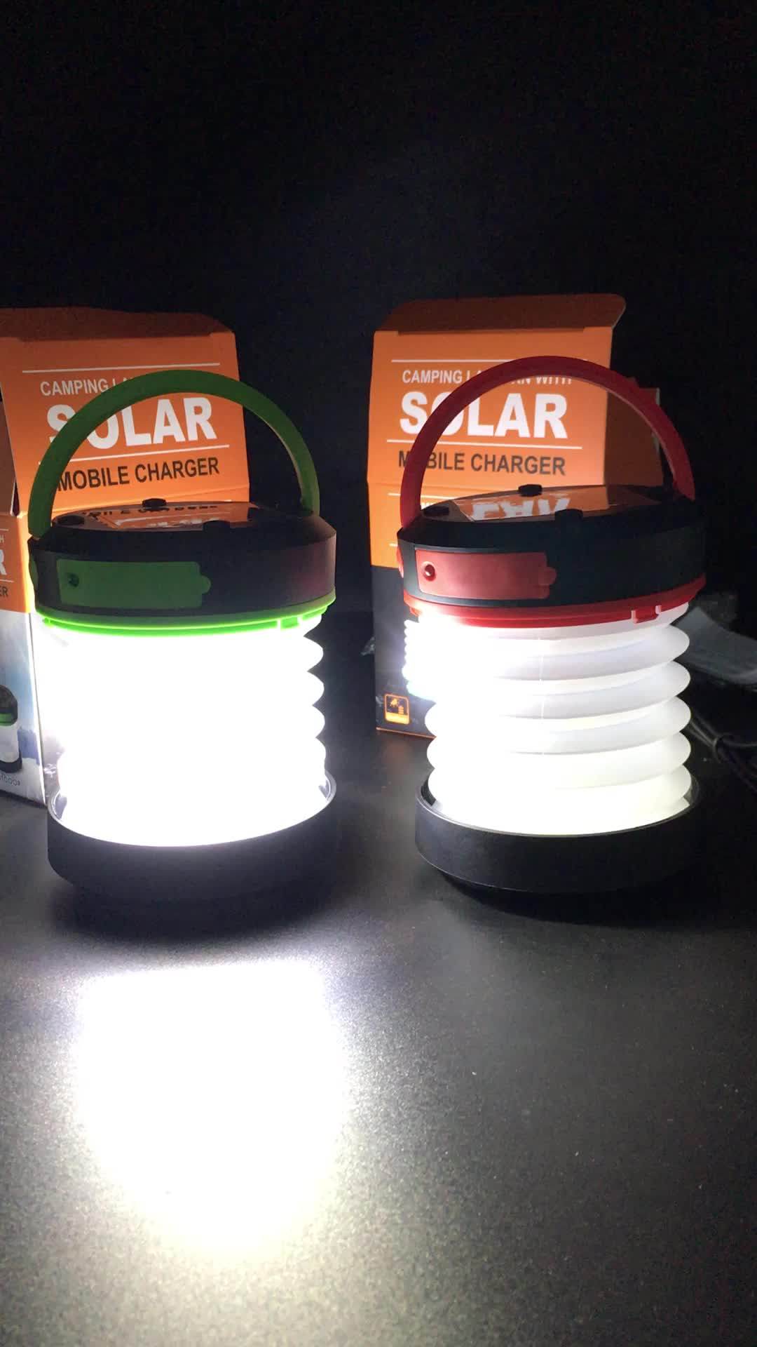 Solar Charger Light Usb Rechargeable Camping Lantern Solar Lantern With