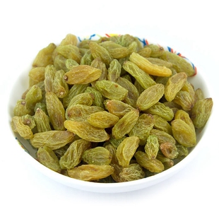 新疆特级绿宝石吐鲁番无核白葡萄干500g免洗零食馋嘴干果下单包邮