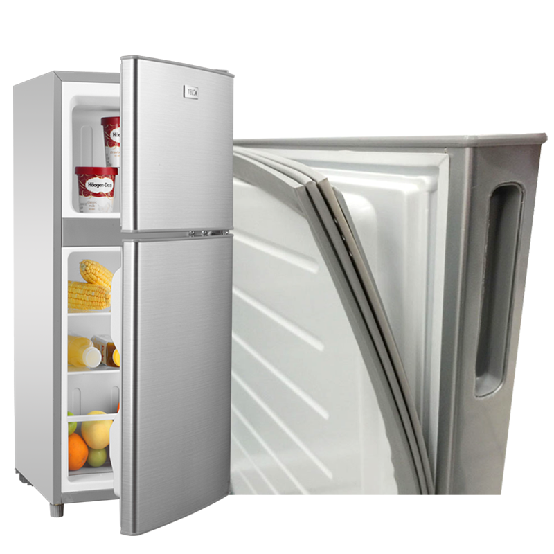 适用于海尔BC-117F/117A/117ES/17FC冰箱门封条密封条磁性门胶条