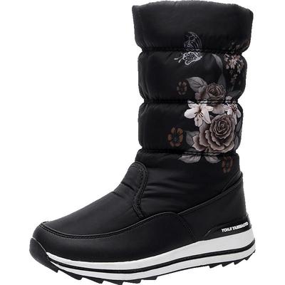 雪地靴防滑韩版学生中筒加绒棉鞋