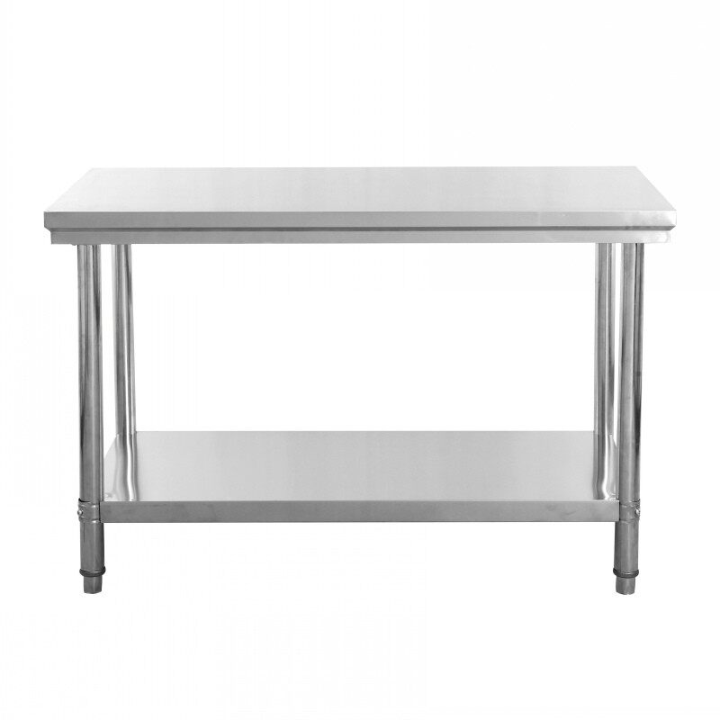 双层不锈钢操作台切菜桌子包装台厨房家用用品大全工作台打荷台