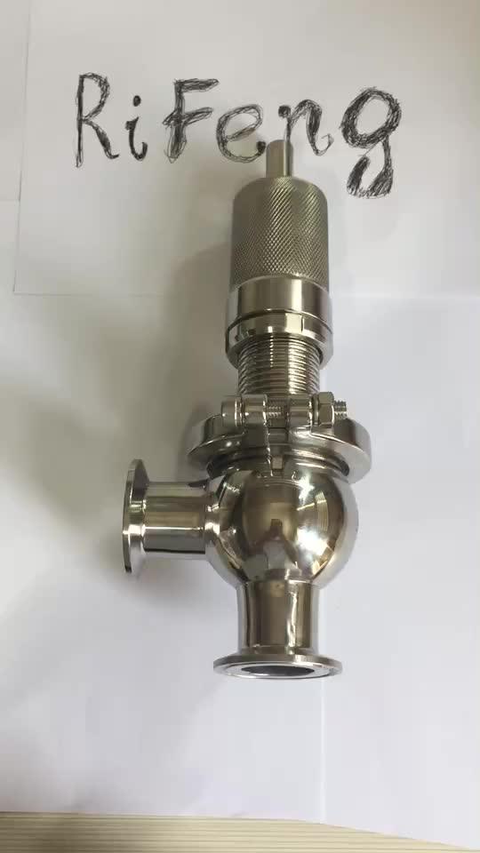 Rf Ss304/316l Sanitary Stainless Steel Safety Valve/expansion Valve
