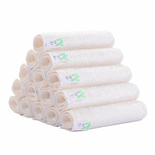 竹碳纤维抹布不沾油厨房洗碗布去油污吸水加厚不掉毛家用清洁毛巾