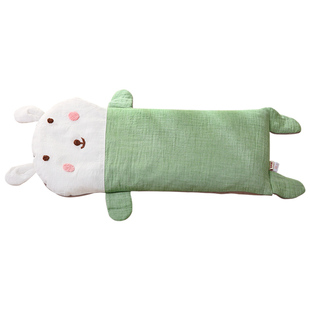 龙之涵宝宝四季纱布透气加长枕头1-3-6-12岁儿童幼儿园卡通婴儿枕