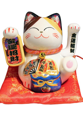陶瓷电动摇手招财猫福缘猫