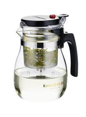 金灶 飘逸杯 茶具 手工吹制 玻璃茶道杯TP-757（700ML）送茶匙