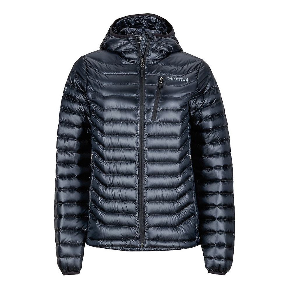 现货 Marmot Quasar  850蓬鹅绒 土拨鼠女款连帽超轻羽绒服