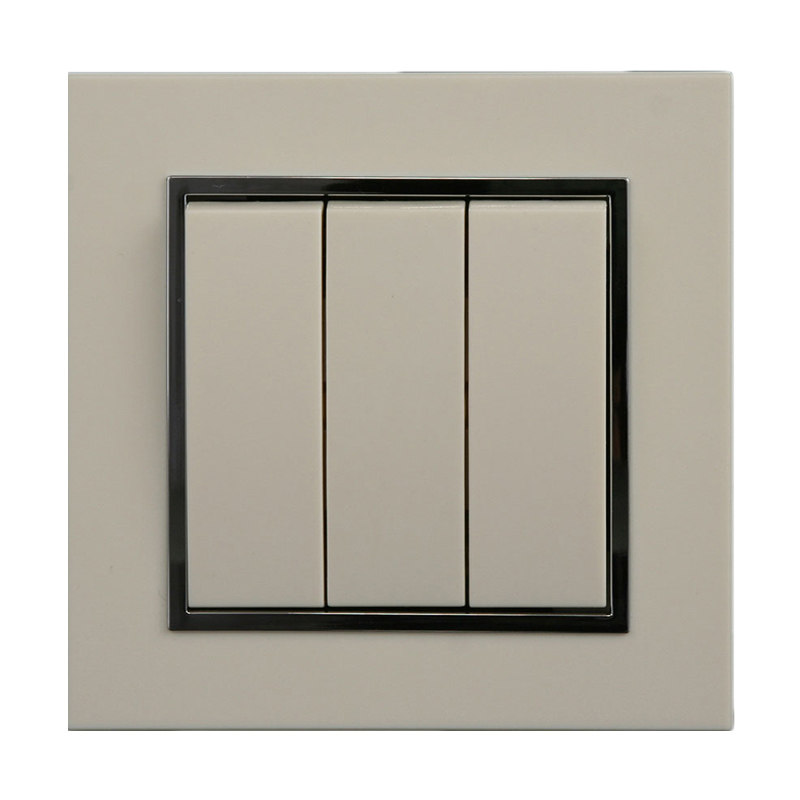 天基德祺系列86型象牙白色开关插座面板正品 单开双控五孔电源插