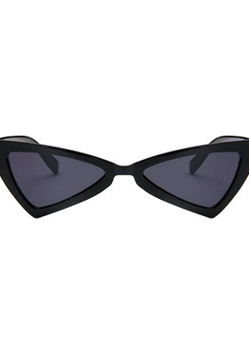 欧美范三角形猫眼墨镜偏光镜街拍